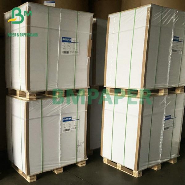 High Brightness Super White 80lb 100lb Silk Finsh Gloss Text 24'' x 36'' 