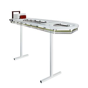 Big Space Suitable 406 Hanging Points Conveyor Belt Garment Conveyor Used