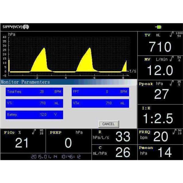 Critical Care ICU Ventilator Machine With Advanced Lung Protective Strategies