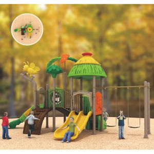commercial kids plastic outdoor play equipment outside play centre