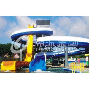 Funny Fiberglass Water Slides Garden Backyard Pool Water Slides