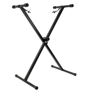 Auto Positioning Classic Adjustable Single X Keyboard Stand DS001D Steel