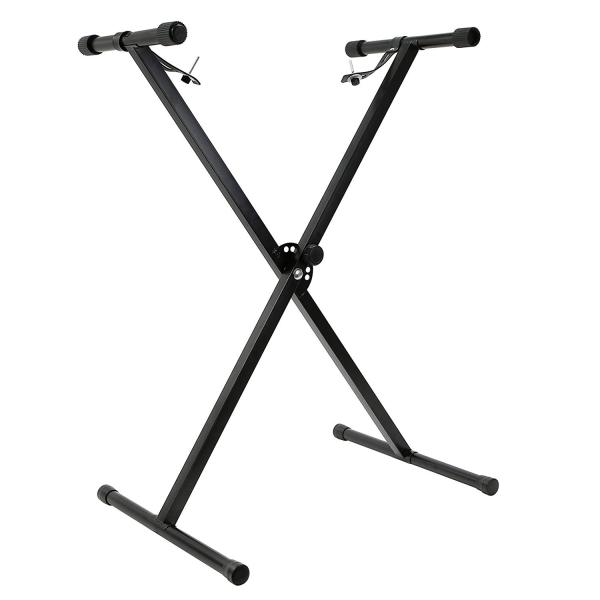 Auto Positioning Classic Adjustable Single X Keyboard Stand DS001D Steel