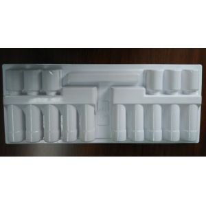 China white clear Plastic tray for health care products on sale