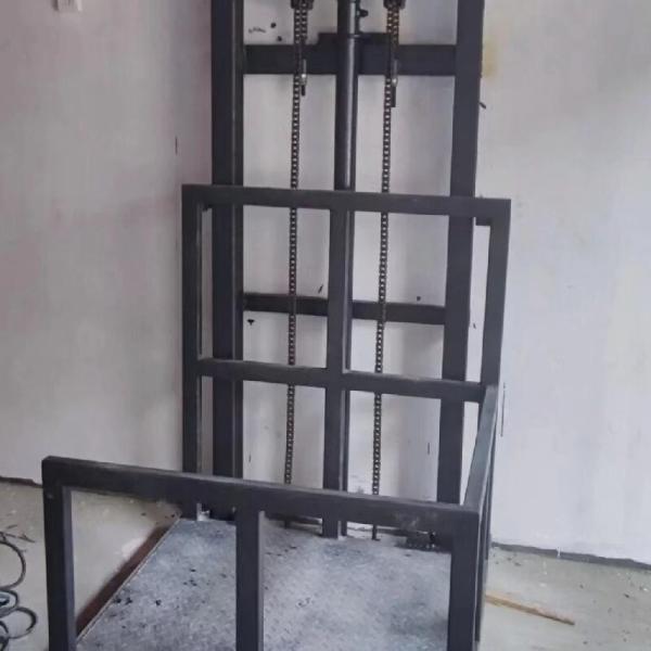 Buy Industrial Hydraulic Cargo Lift with PLC Control and Safety Interlock at wholesale prices