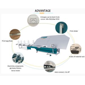Automatic Insulating Glass Spacer Frame Spacer Bending Machine Bar Bending