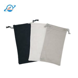 Customizable Soft Microfiber Lens Pouch Microfiber Eyeglass Bag