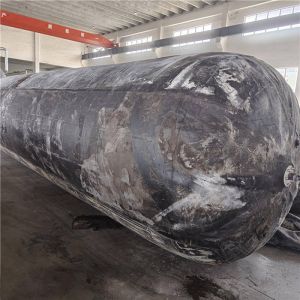 Black Airbag Roller Inflatable Rubber Balloon Cylindrical Boat Launching