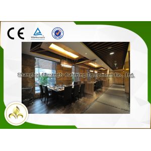 Quality Barbecue / Hotel Built In Teppanyaki Grill Table Rectangular High Efficiency for sale