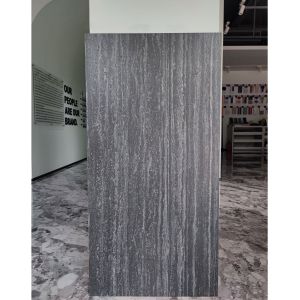 Matte Luster Porcelain Floor Tiles 600*1200 Rustic Travertine for Interior