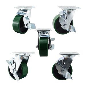 125mm Load Capacity 880LBS Heavy Duty Swivel Castors Wheels