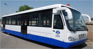 China Airport Diesel Engine Low Floor Buses With PPG Polyurethane Finishing on sale