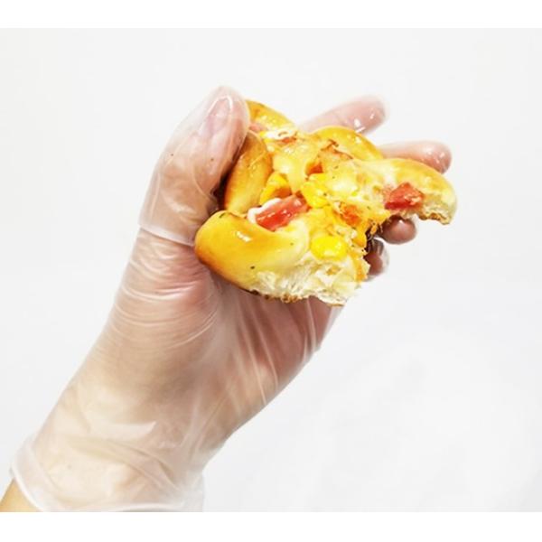 Stretch Powder Free Vinyl Gloves / Odourless Disposable Food Serving Gloves