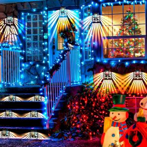 ABS LED Solar Fence Light Outdoor Light IP65 For Garden Park Patio