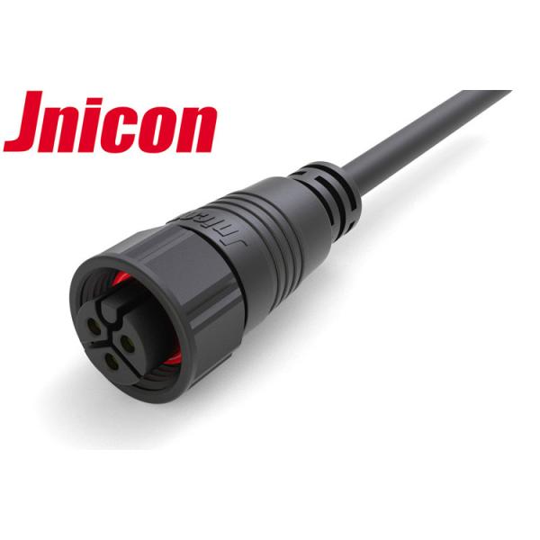 Buy Pre - Wire 3 Pole Female 20A Waterproof Connectors Custom Cable Size And Length at wholesale prices
