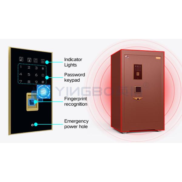 Biometric Commercial Safe Box Fingerprint Lock Luxury Safe Box For Security YB/ZY-80