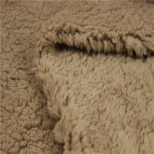 Plain Soft Faux Suede Sherpa Fabric Dying Sherpa Terry Fleece