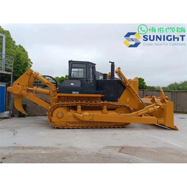 Buy Earth Moving Bulldozer With Three Tooth Ripper 320HP SHANTUI SD32 at wholesale prices