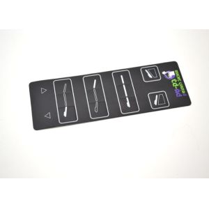 Water Resistant PET Membrane Control Panel With 3M55230 Real Adhesive