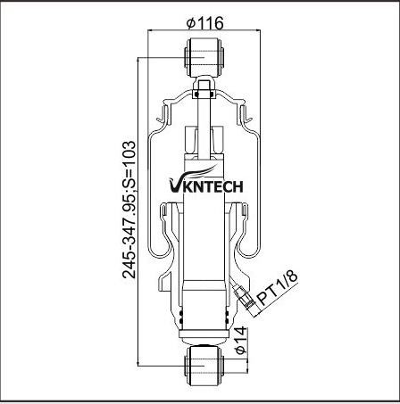 MERCEDES BENZ A9428900219 Seat Air Spring 942.8900219 Sachs 105409 ACTROS 1831-1860 Rear VKNTECH 1S0219