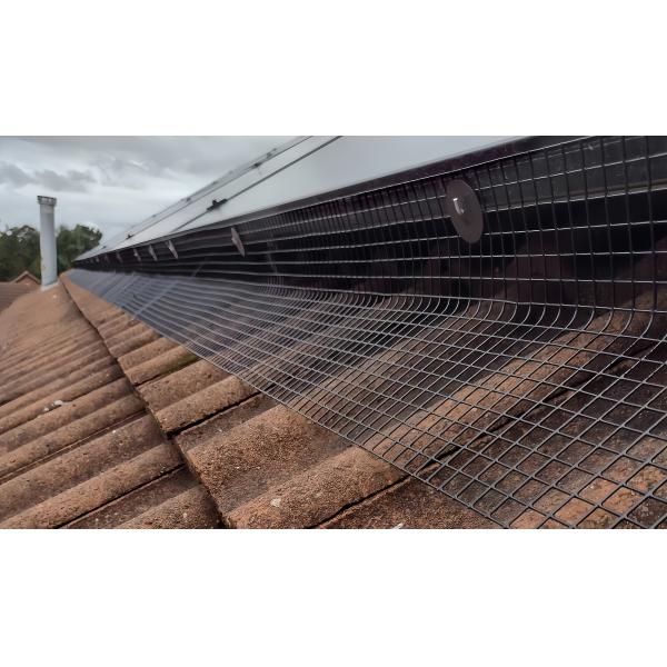 PVC Coated Stainless Steel Bird Mesh , Solar Panel Wire Mesh 30m 100ft