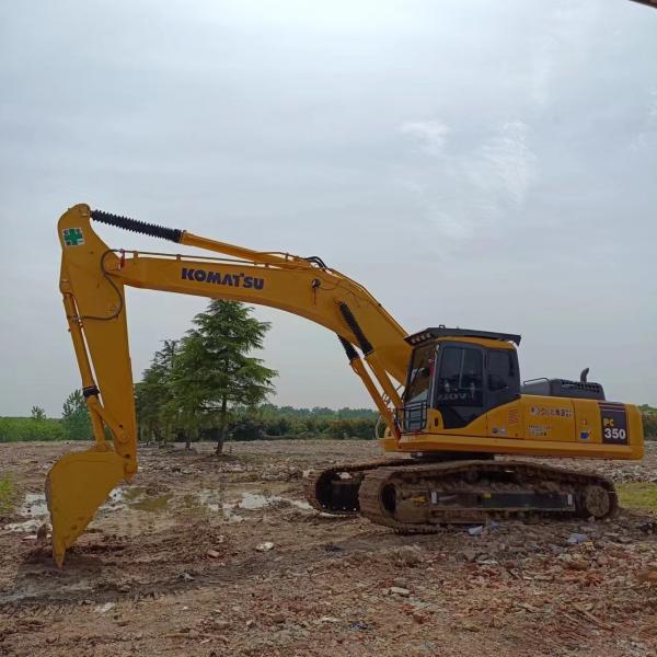 Used Komatsu PC350-7 PC220-7 PC220-8 Crawler Excavator with Machine Weight 35000 KG