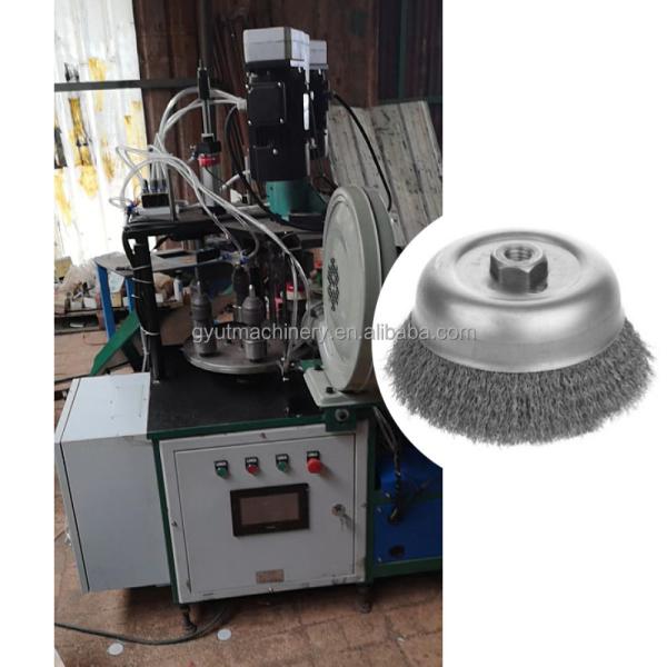 Buy Easy-to-Operate Crimped Steel Brush Making Machine for Construction Works at wholesale prices