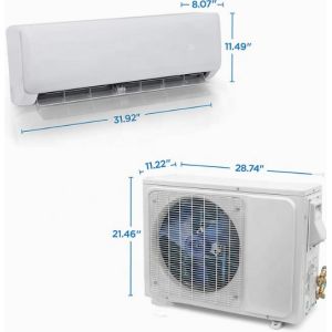 Residential Split Self Cleaning Air Conditioner 12000 Btu Mini Split