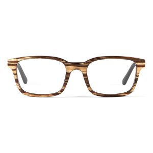 Walnut Laminated Ocular Wooden Optical Glasses Printing Logo