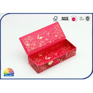 Custom Design Printing Hinged Flip Lid Sturdy Cardboard Paper Box
