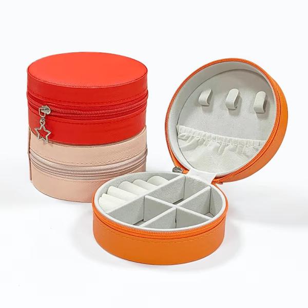 High End Portable Pink Jewelry Set Box Earrings Rings Necklaces Bracelets Bracelets Jewelry Storage Box