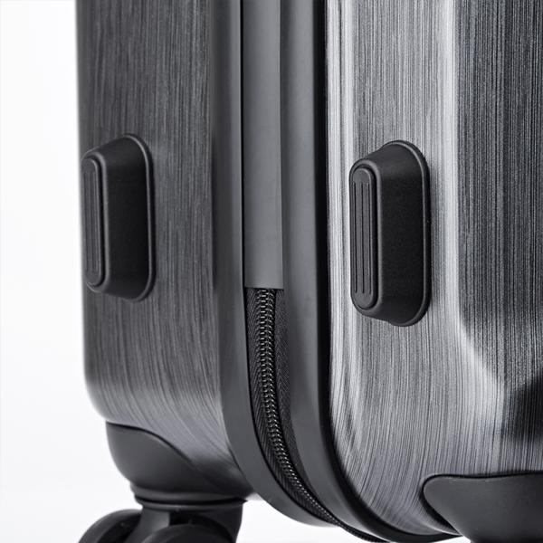 16" PC Travel Bags Carry on Zipper Luggage Business Trolley Purple Suitcase with TSA Lock