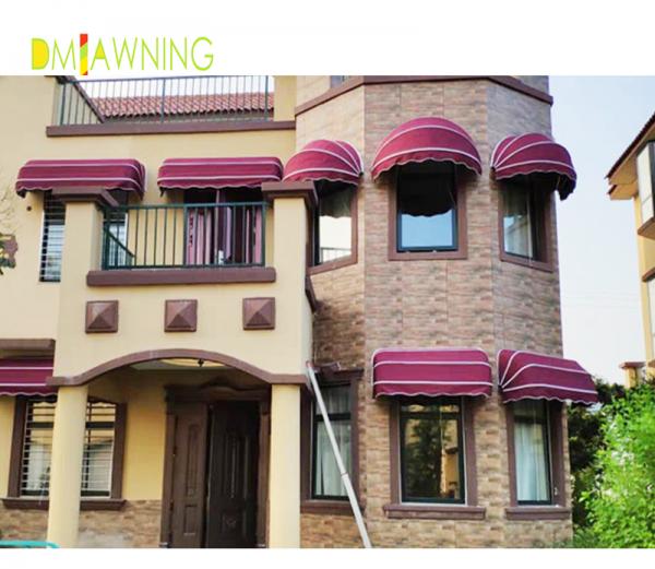 Commercial Folding European French Style Awnings Half Round Awning