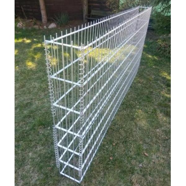 200 X 100 X 50 Galvanised Welded Gabion Box Stone Cage For Government Project