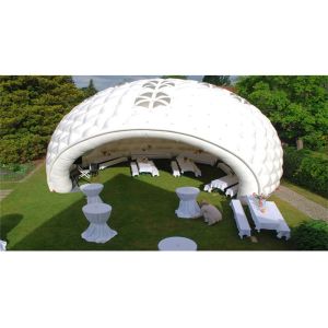 Dome Inflatable Event Tent White Color 9 Meters Diameter PVC 0.55mm Tarpaulin