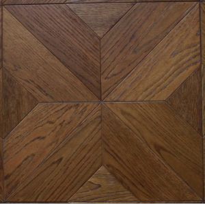 China White Oak Parquet Tiles Engineered Wood Flooring Customized Design on sale