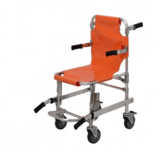 Buy Durable Evacuation Aluminum Alloy Folding Stair Stretcher Manual Power Source at wholesale prices