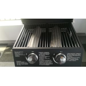 55*46.5*41cm Portable Gas BBQ Grill Outdoor Kitchen with Steel Metal Type Gas