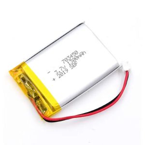 703450 3.7v Rechargeable Li Ion Polymer Battery With Pcm