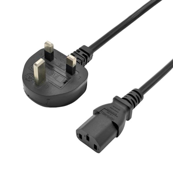 Buy Wholesale Power Supply Cord 13A 250V Uk Plug Cable Extension Power Cord IEC C13 to BS1363 3 Foot for Computer Power Cable at wholesale prices