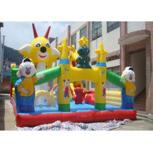Quality Customized Cartoon Inflatable Toddler Playground With Durable PVC Tarpaulin for sale