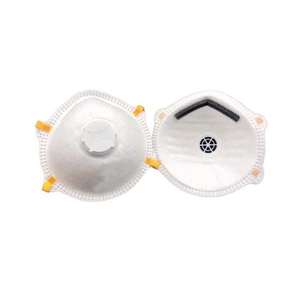 Buy Adjustable Nosepiece Disposable Respirator Mask Easy Breathing With Valve at wholesale prices