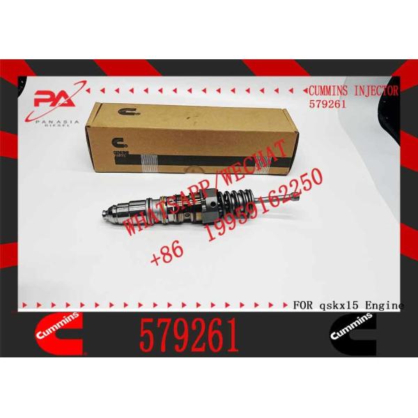 Construction Machinery PartsFuel Injector For QSKX15 Diesel 579251 1846350 579261 1731091 For CUMMINS Diesel Engine