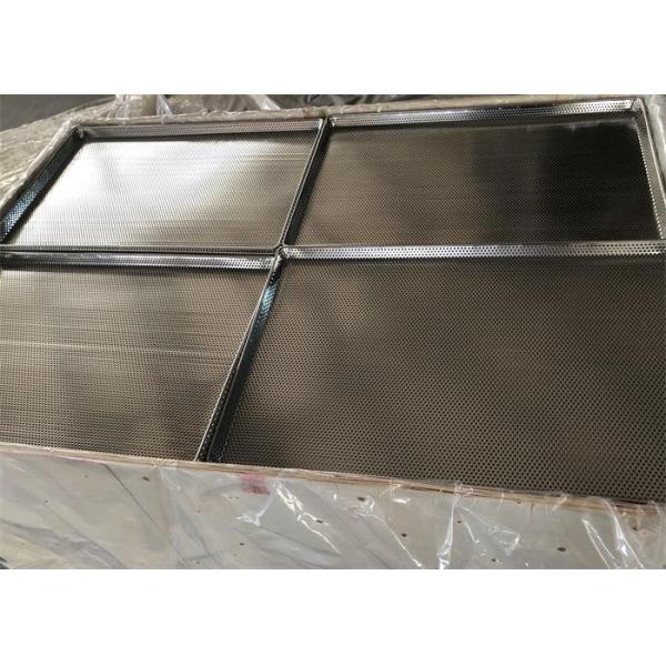 Customized Size Food Grade Drying Perforated Baking Tray Stainless Steel For Oven