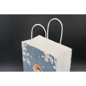 Recyclable Bulk Kraft Paper Bags Flexo Printing Tear Resistant