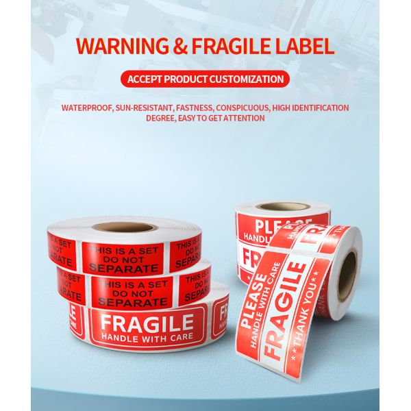 Office worker applying printed labels to documents and folders