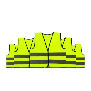 High Visibility Wholesale 100% Polyester Reflective Security Safety Chaleco