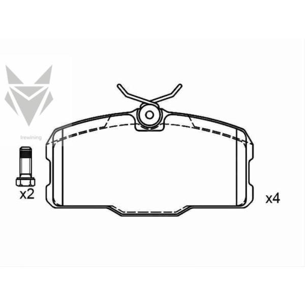 Auto Brake Pads MERCEDES BENZ S-Class Coupe SL 000 420 46 20 Car Brakes Accessories