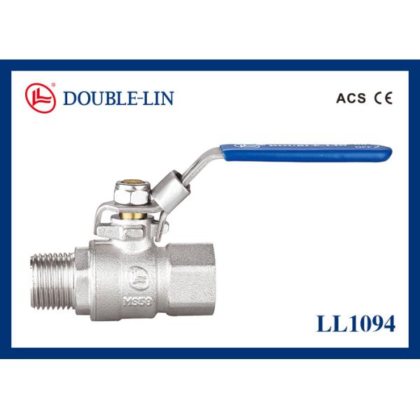 Buy Stainless Steel Handle 2" Male X Female Brass Ball Valves at wholesale prices