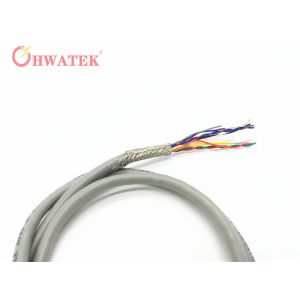 Solid / Stranded Electrical Flexible Multi Conductor Shielded Cable UL21099